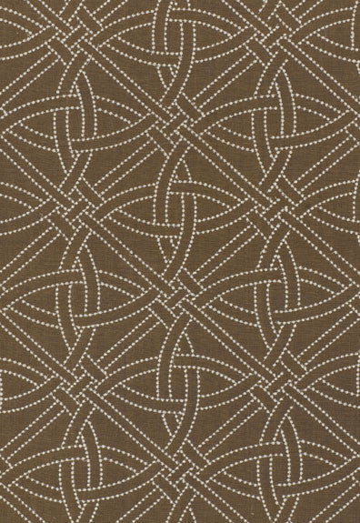 FSchumacher Fabric 55691 Durance Embroidery Truffle