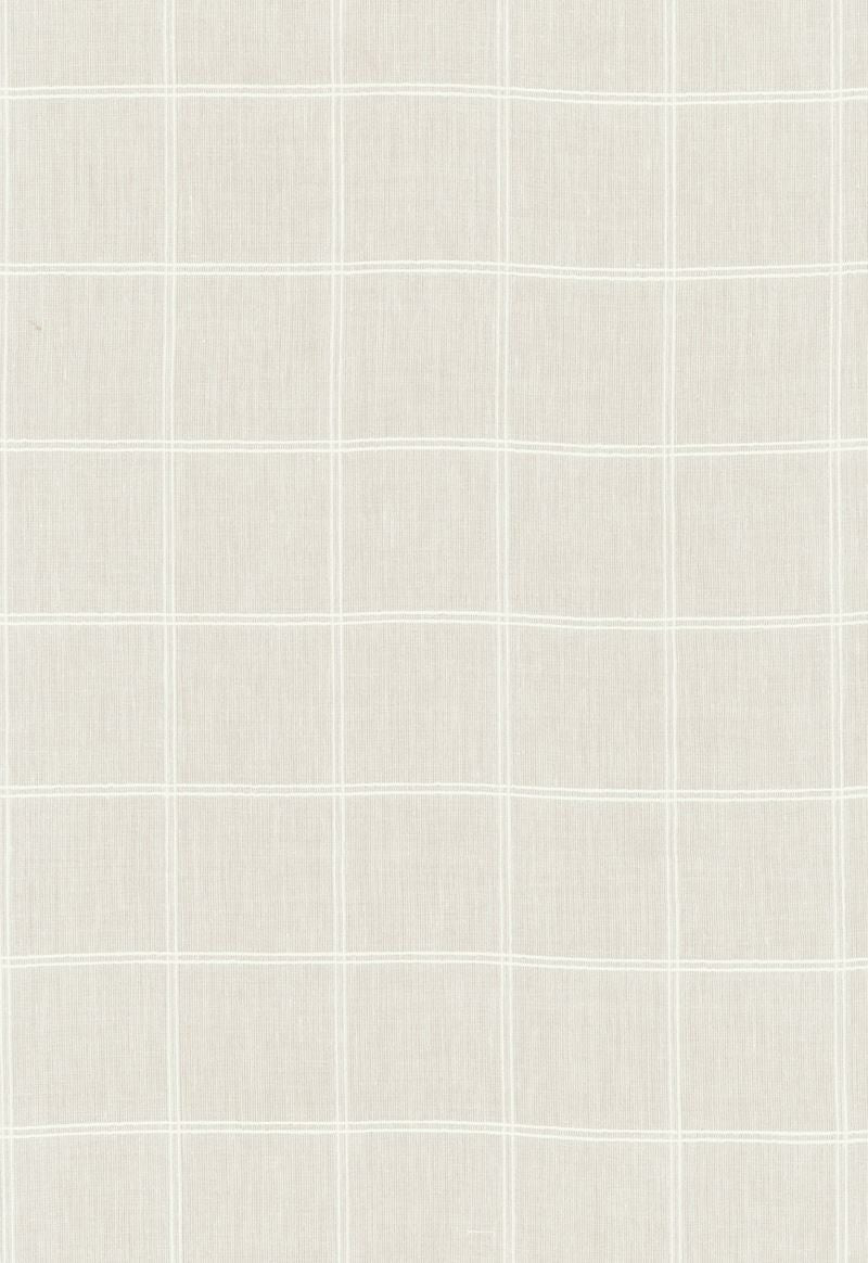 FSchumacher Fabric 55780 Vivianne Sheer Check Cream