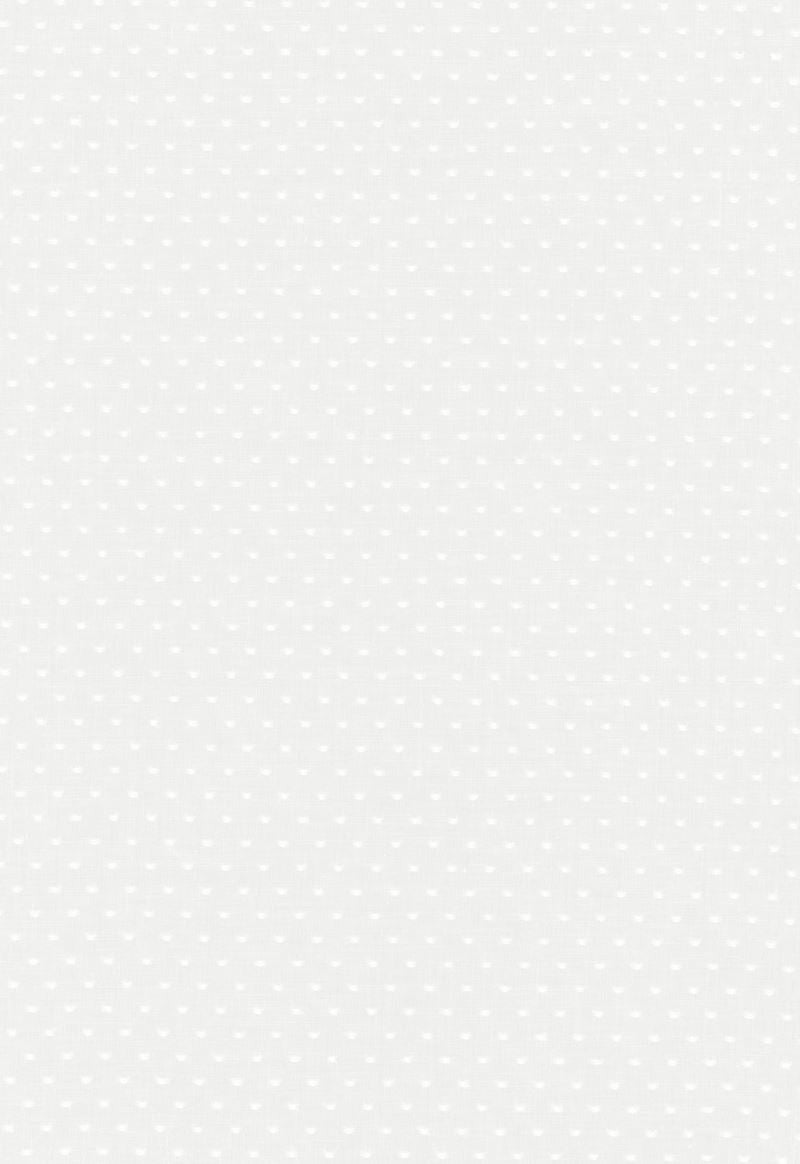 FSchumacher Fabric 55990 Rosabel Dot Sheer White