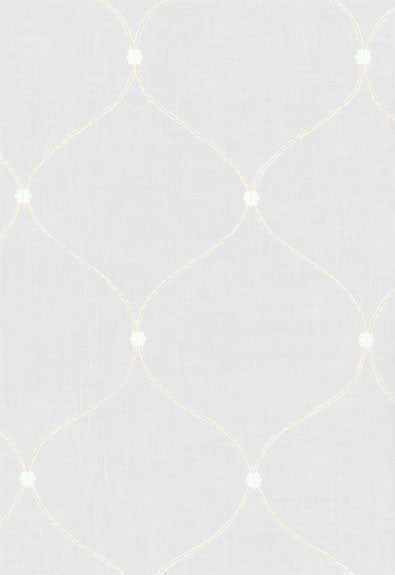 FSchumacher Fabric 56000 Celena Sheer Embroidery Sand