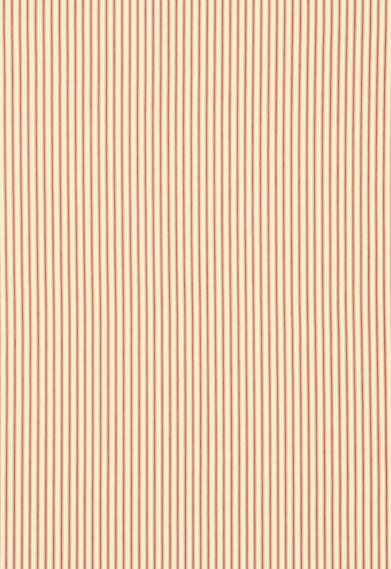 FSchumacher Fabric 60071 Wellfleet Ticking Regatta Red