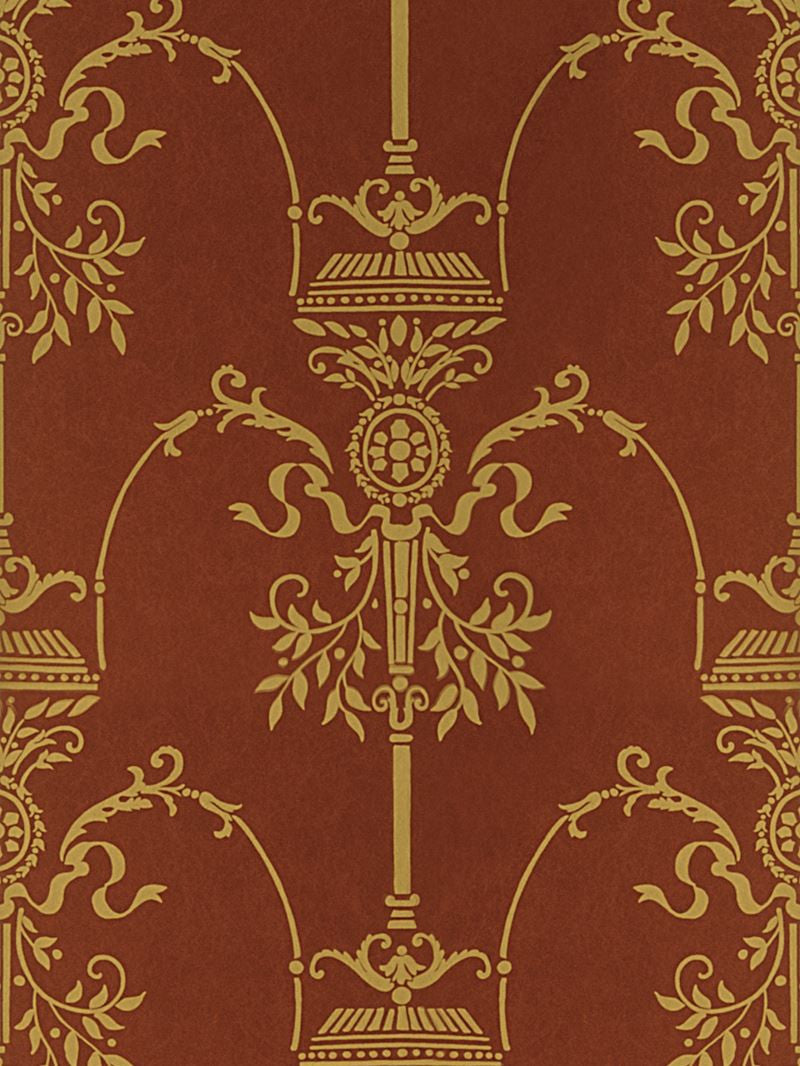 Stroheim Wallpaper 6105701 Aldridge Nonwoven Cinnamon