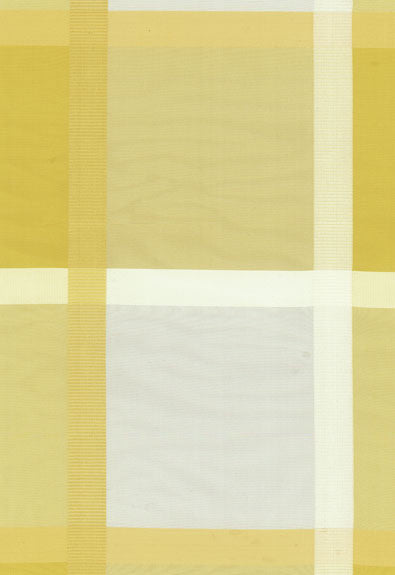 FSchumacher Fabric 61131 Surat Silk Plaid Jonquil