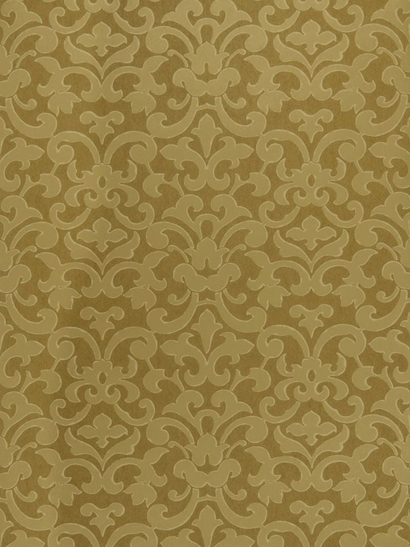 Stroheim Wallpaper 6140301 Midori Nonwoven Brass