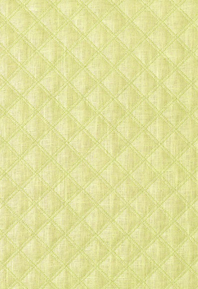 FSchumacher Fabric 62153 Thayer Quilted Linen Pear