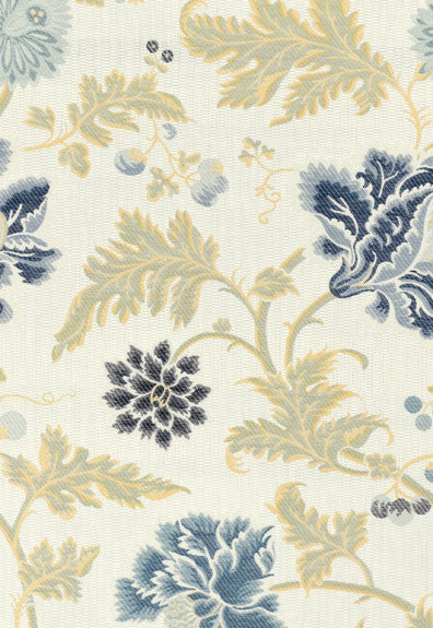 FSchumacher Fabric 62193 Lampasso Flori Delft