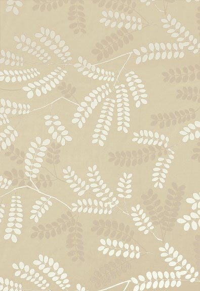 FSchumacher Fabric 62441 Locust Leaves Sand