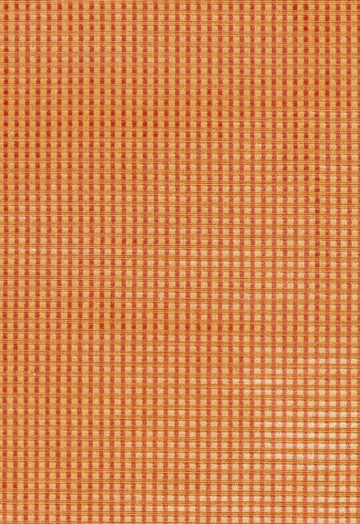 FSchumacher Fabric 62590 Trianon Velvet Check Terracotta