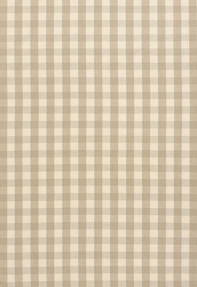 FSchumacher Fabric 63051 Elton Cotton Check Beige