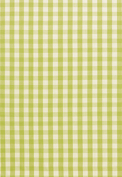 FSchumacher Fabric 63055 Elton Cotton Check Pear