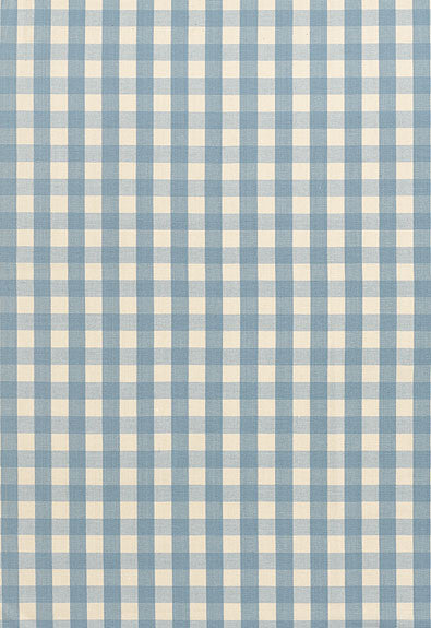 FSchumacher Fabric 63058 Elton Cotton Check Chambray