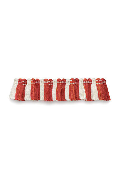 FSchumacher Fabric Trim 63122 Biarritz Ruche Coral