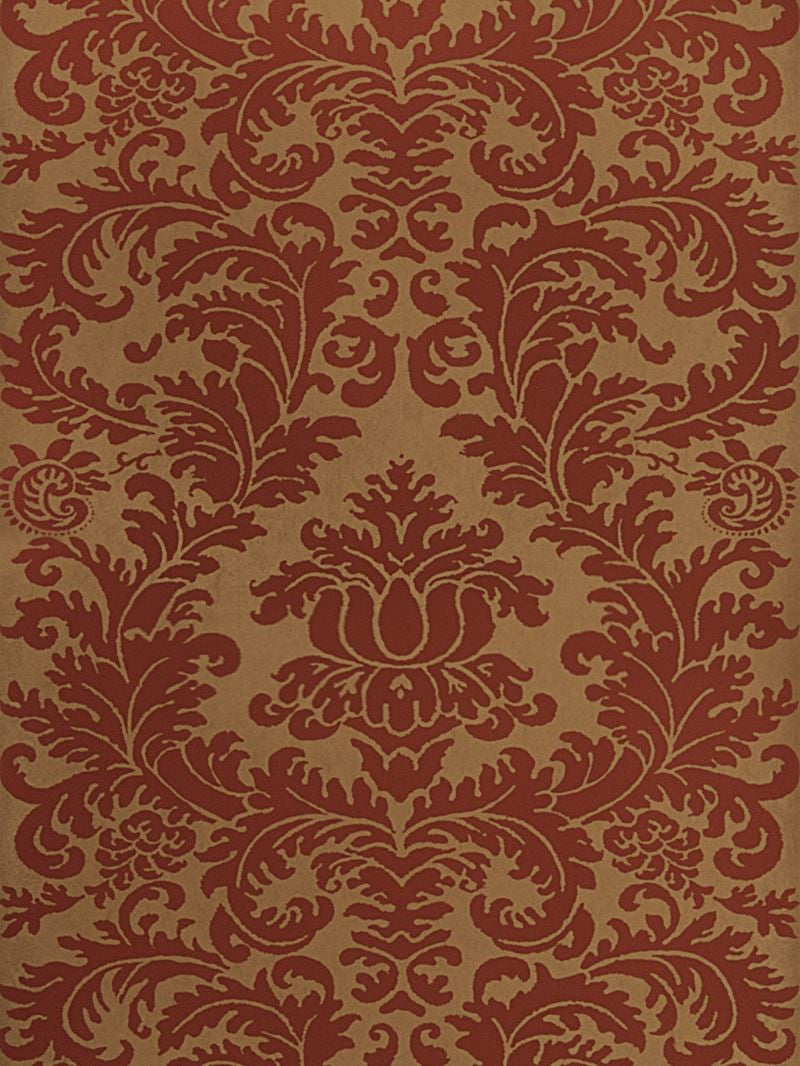Stroheim Wallpaper 6319201 Beeton Nonwoven Brick Red