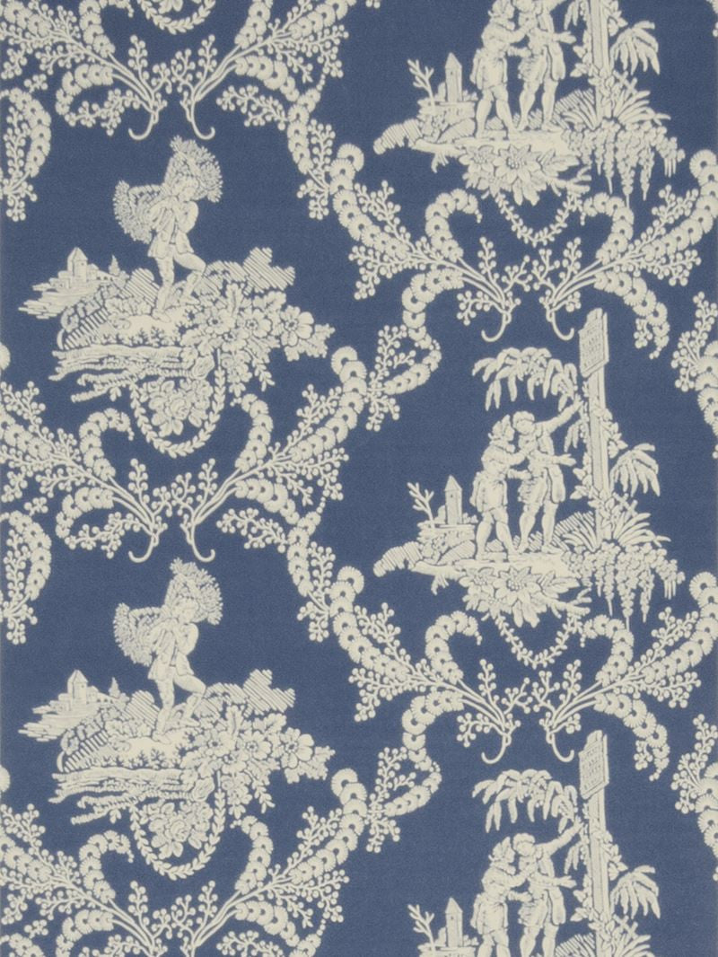 Stroheim Wallpaper 6332401 Hamlet's Toile Blue