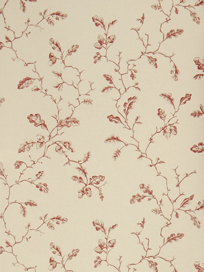 Stroheim Wallpaper 6334602 Trailing Acorns Cranberry