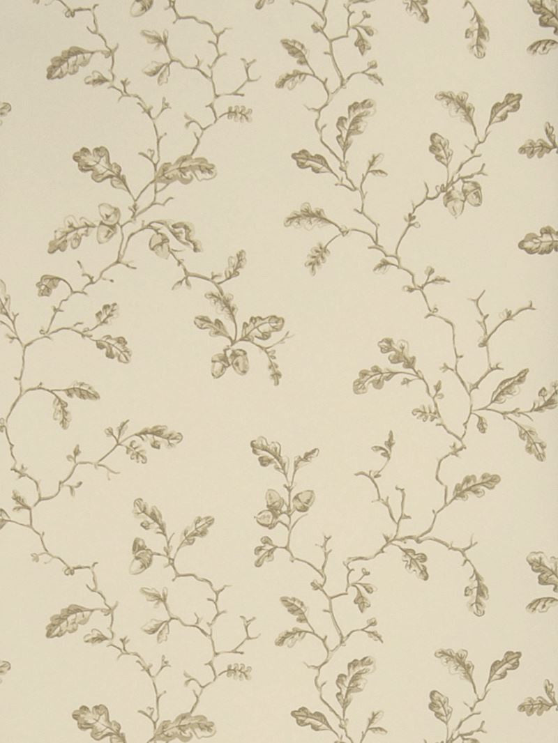 Stroheim Wallpaper 6334603 Trailing Acorns Linen
