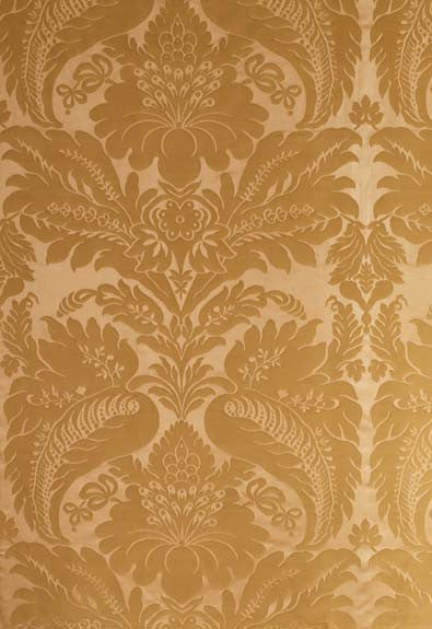 FSchumacher Fabric 63732 Bennet Silk Damask Rose Quartz