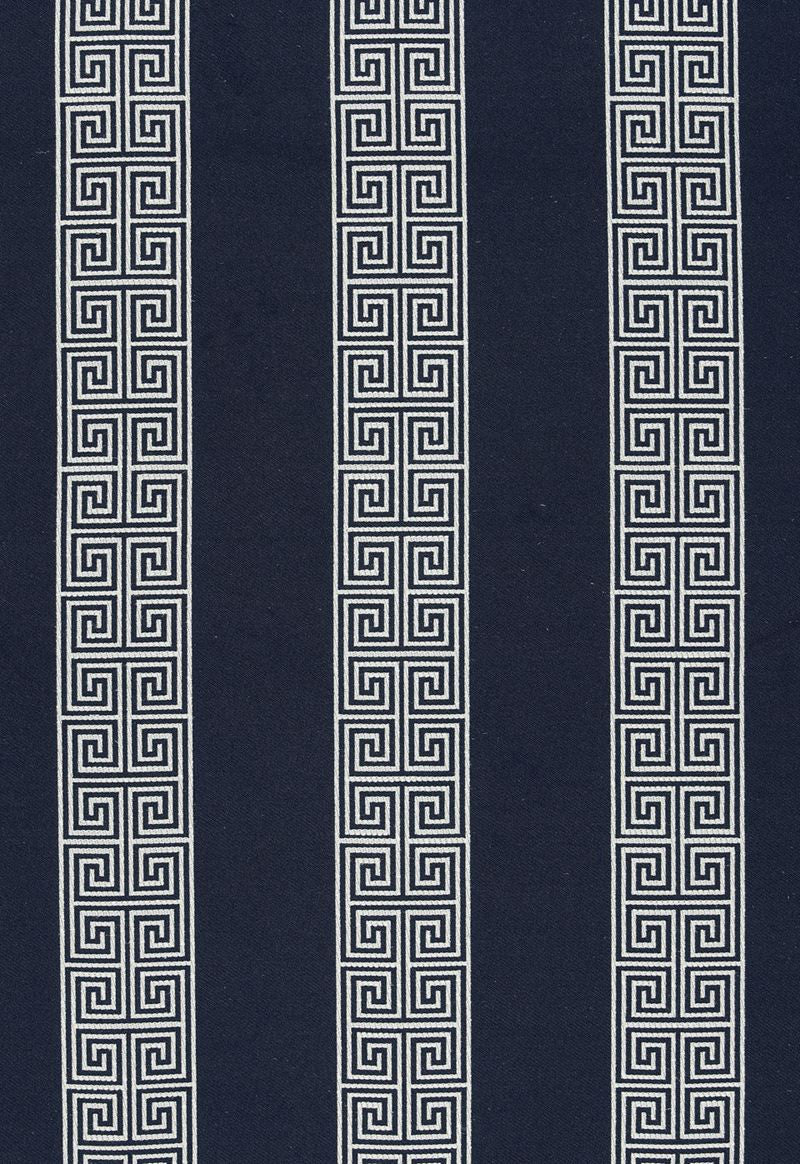 FSchumacher Fabric 64603 Maiandros Weave Indigo