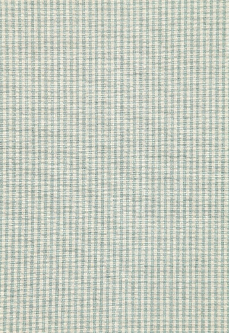 FSchumacher Fabric 64622 Barnet Cotton Check Aqua