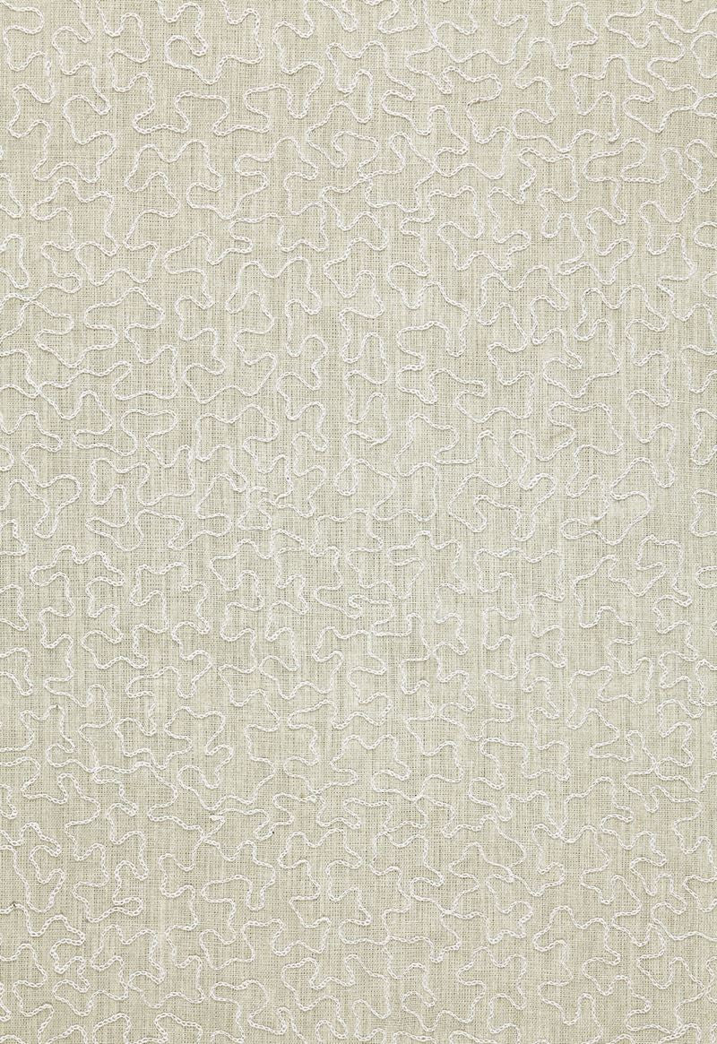 FSchumacher Fabric 64673 Vermicelli Embroidery Pearl