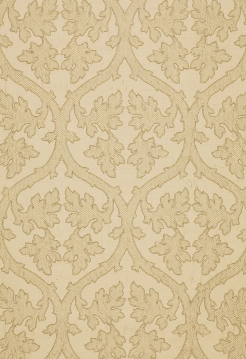 FSchumacher Fabric 64742 Ravenna Embroidery Bone