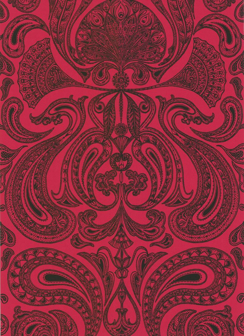 Cole & Son Wallpaper 66/1008.CS Malabar Red/Bla