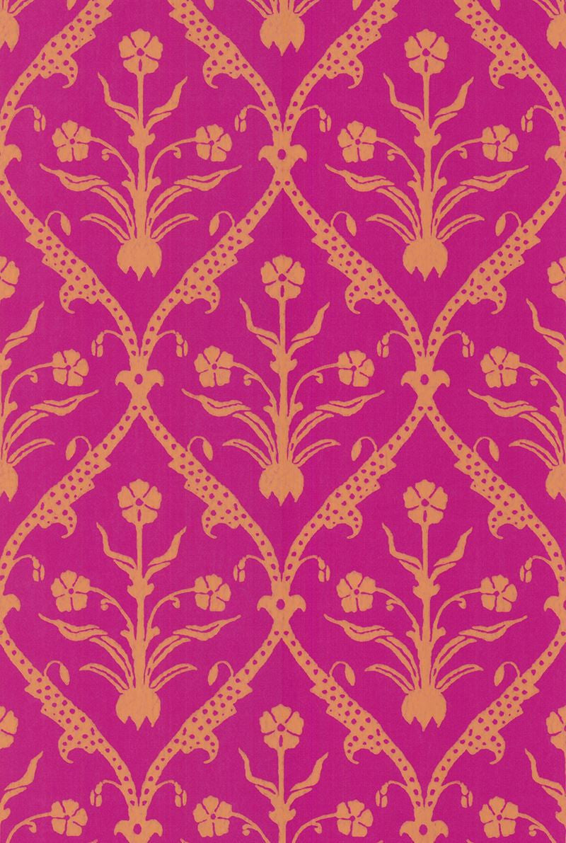 Cole & Son Wallpaper 66/9060.CS Hicks' Moghul Pink/Or