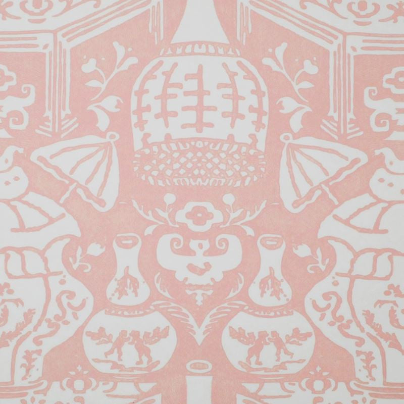 Clarence House Wallpaper 6801-16 The Vase Pink