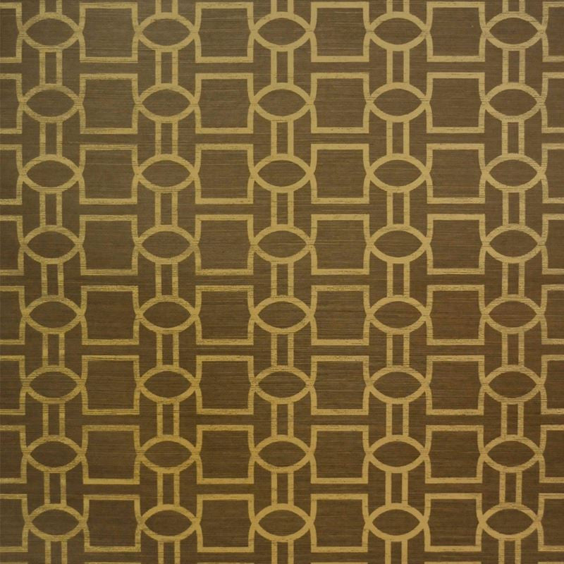 Clarence House Wallpaper 6878-7 Patout (wp) Brown Metallic