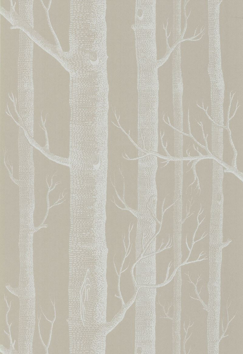 Cole & Son Wallpaper 69/12149.CS Woods Wht/Taupe