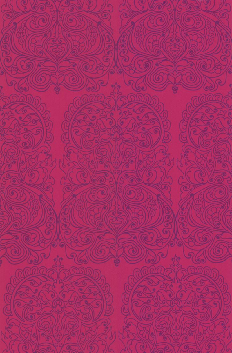 Cole & Son Wallpaper 69/2109.CS Alpana Plum/Raspberry