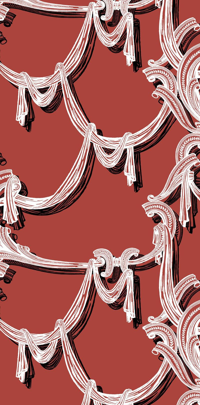Cole & Son Wallpaper 82/6011.CS Proscenium Red