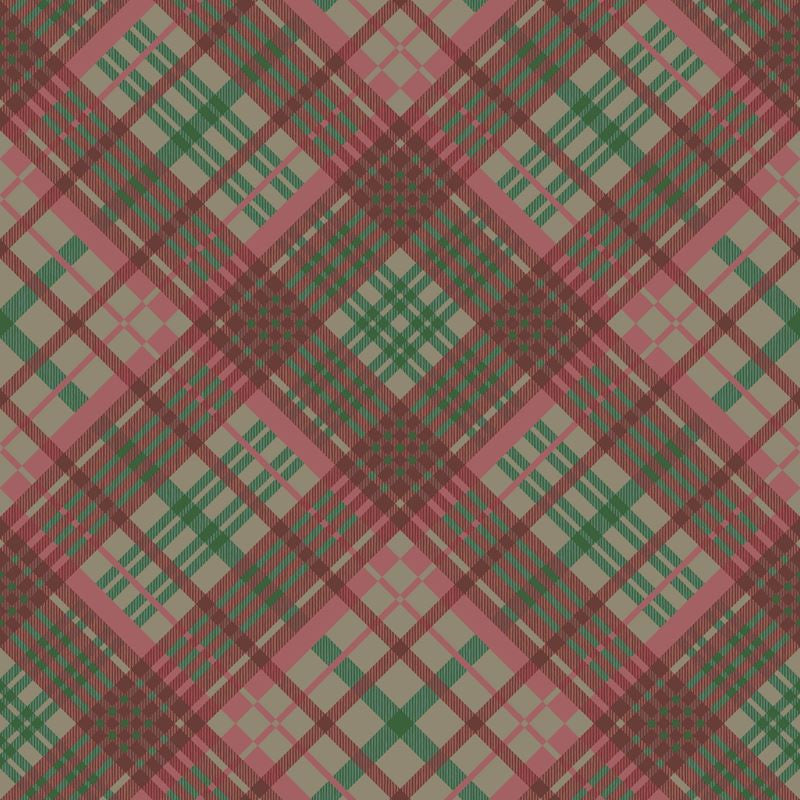 Cole & Son Wallpaper 86/2006.CS Tartan Red