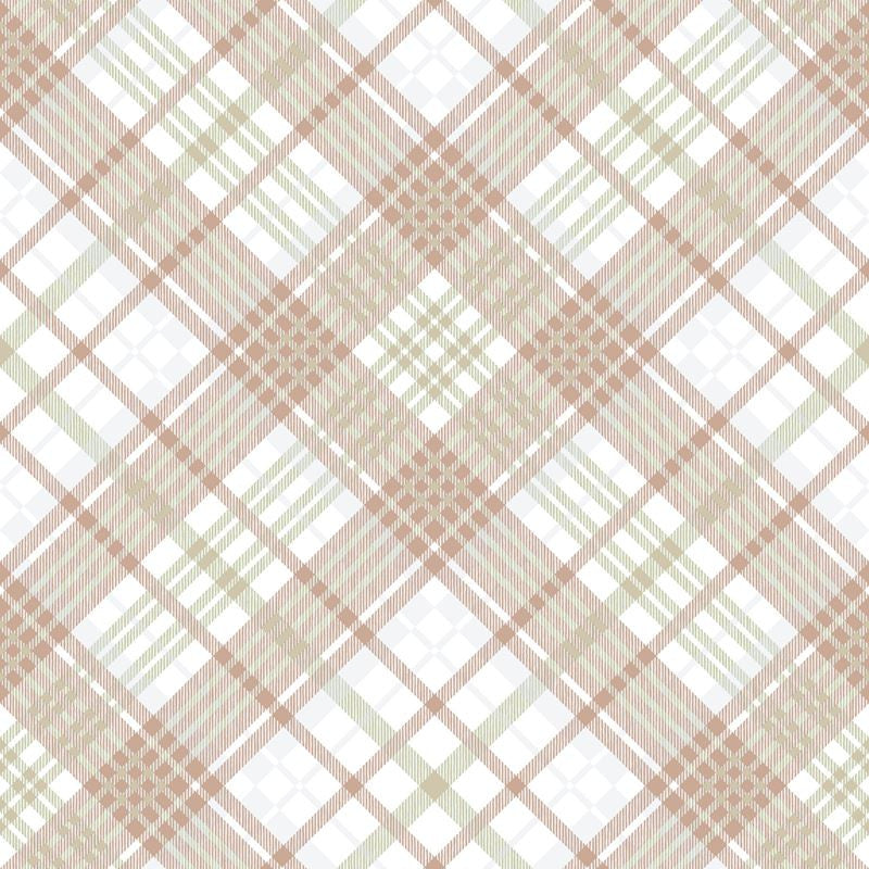 Cole & Son Wallpaper 86/2009.CS Tartan Blue/Brown