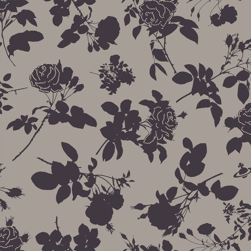 Cole & Son Wallpaper 86/4015.CS Absence Of Rose Black