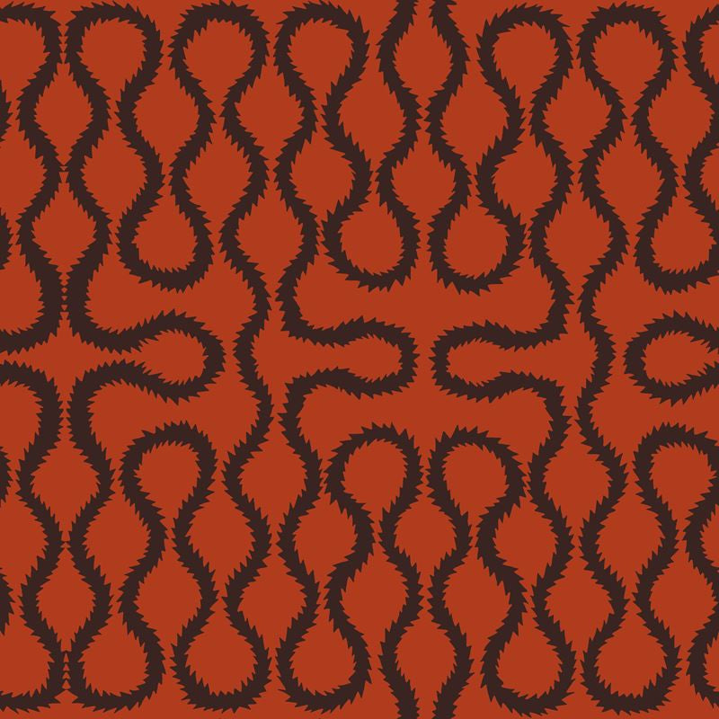 Cole & Son Wallpaper 86/5019.CS Squiggle Red