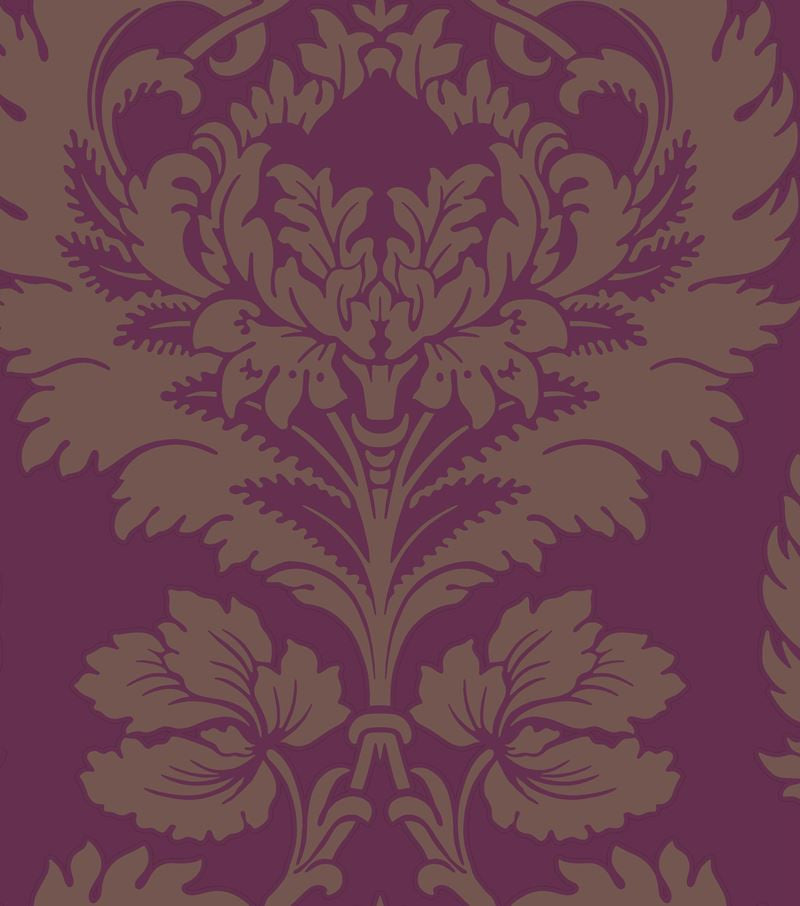 Cole & Son Wallpaper 88/2009.CS Hovingham Plum