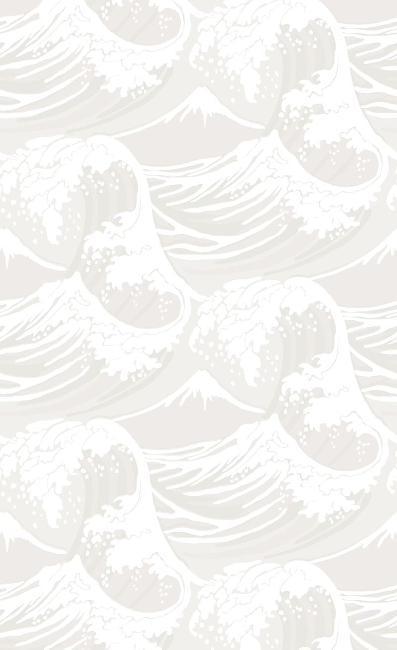 Cole & Son Wallpaper 89/2006.CS Great Wave Stone