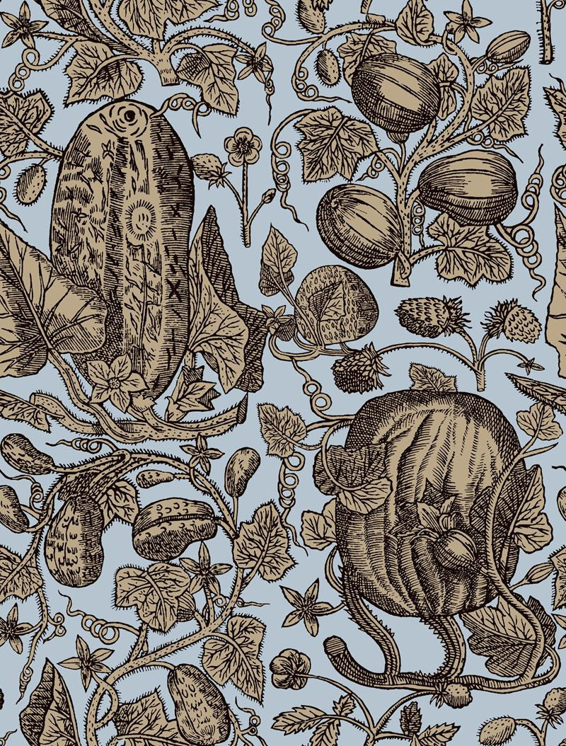 Cole & Son Wallpaper 89/3012.CS Cowcumber Bleu