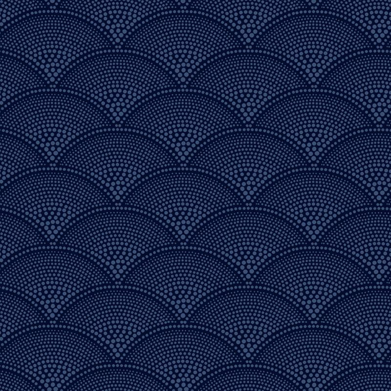 Cole & Son Wallpaper 89/4019.CS Feather Fan Midnight