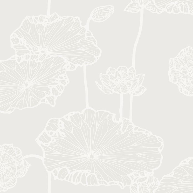 Cole & Son Wallpaper 89/5020.CS Water Lilly Stone