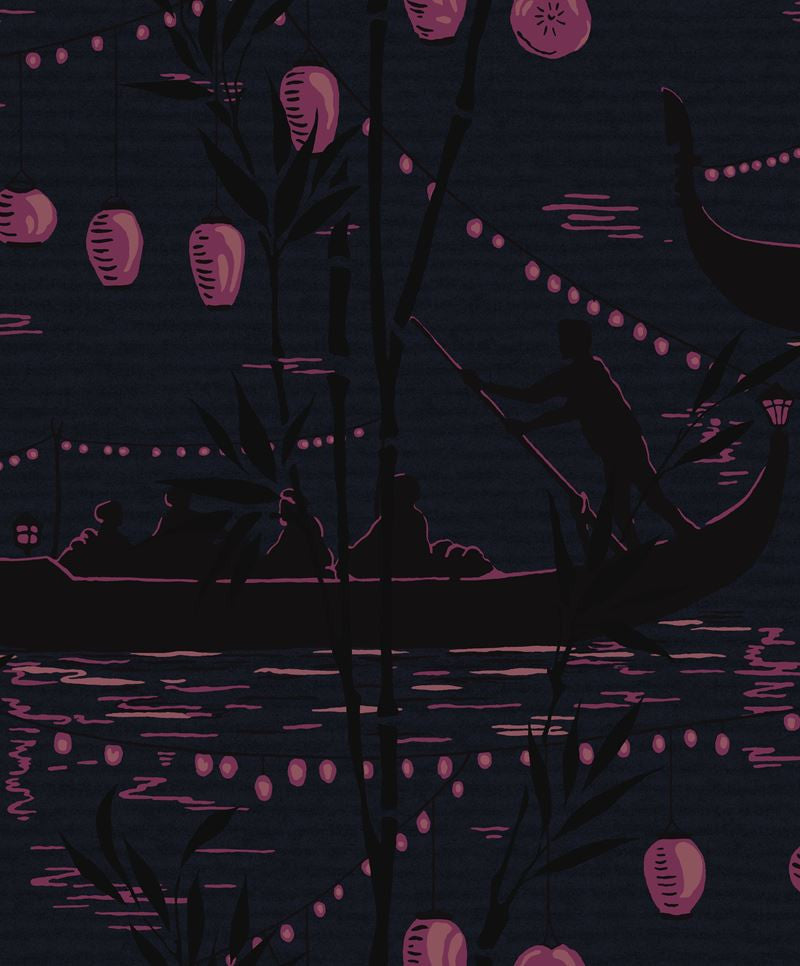 Cole & Son Wallpaper 89/8033.CS Gondola Black