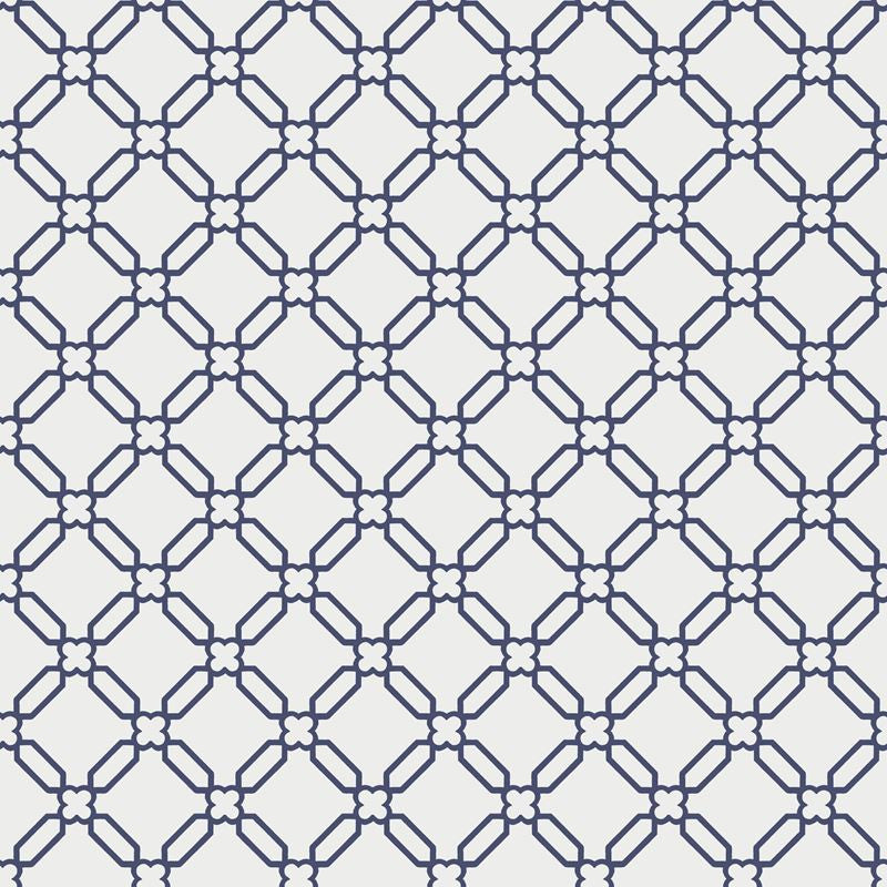 Cole & Son Wallpaper 91/3009.CS Stone Trellis White Blue