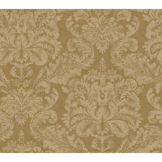 York 922127 Metallics Book Damask Tapestry Wallpaper