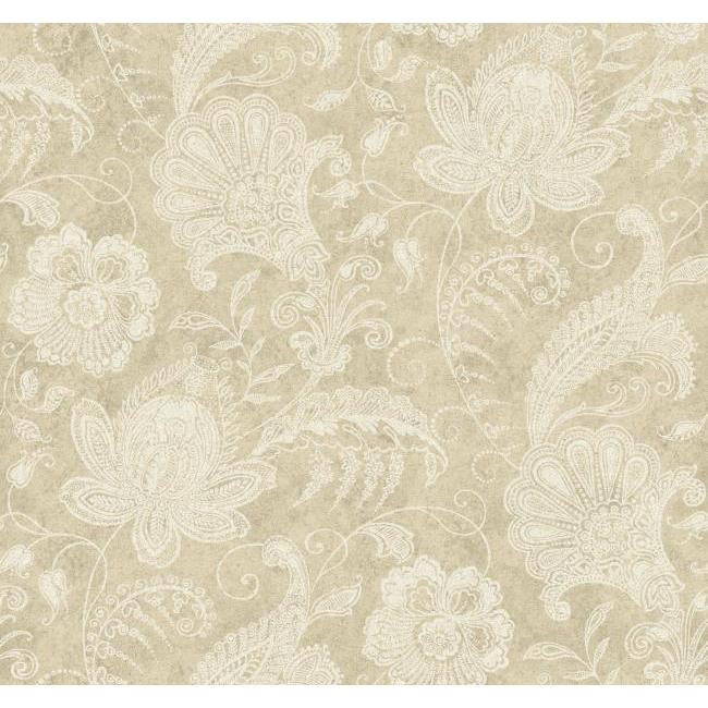 York 922752 Beige Book Lacy Jacobean Wallpaper