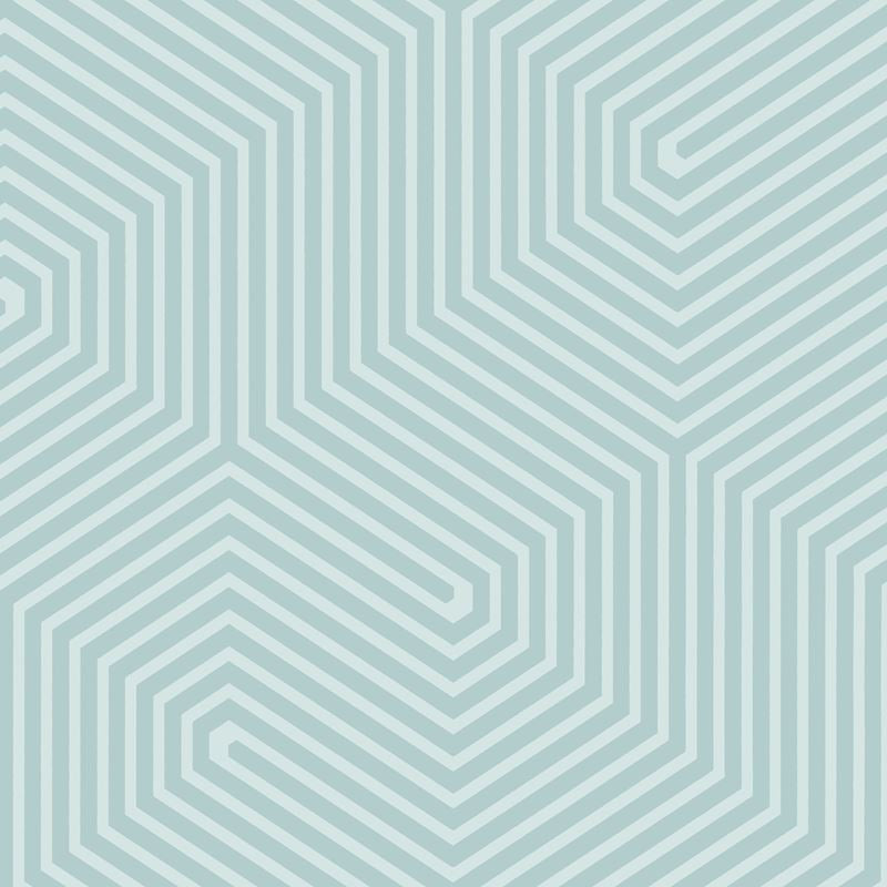 Cole & Son Wallpaper 93/5015.CS Labyrinth Light Green
