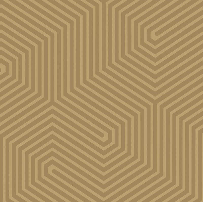 Cole & Son Wallpaper 93/5016.CS Labyrinth Ochre