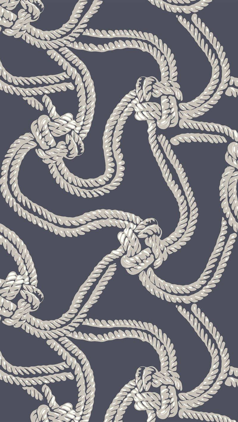 Cole & Son Wallpaper 93/9032.CS Rope Dark Blue