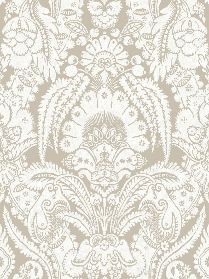 Cole & Son Wallpaper 94/2009.CS Chatterton Linen and White