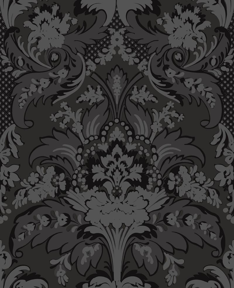 Cole & Son Wallpaper 94/5030.CS Aldwych Black and Graphite